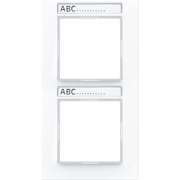 JUNG Рамка 2-кратная, белый AC582BFNAWW