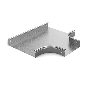 OSTEC Переход Т-образный плавный 100х300х50, толщ. 0,7 мм, Сендзимир цинк