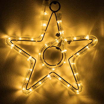 Arlight Фигура ARD-STAR-M4-200x220-36LED Warm (230V, 2.5W) (Ardecoled, IP65) 034250