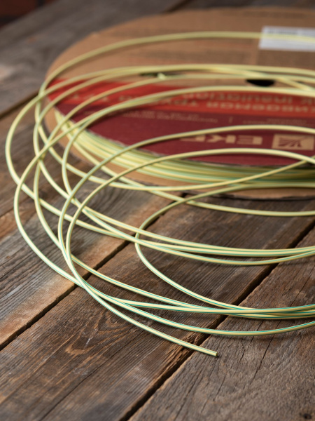 Купить EKF PROxima Термоусаживаемая трубка ТУТ нг 3/1,5 жел-зел рулон