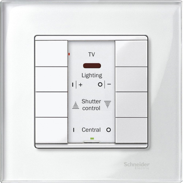 Купить SE Merten KNX\EIB SM Полярно-бел Сенсор 4-кнопочный Plus с ИК-приемником MTN617519