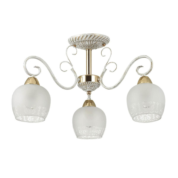 Купить Lumion 3505/3C LN18 231 белый/зол.патина/золото Люстра потолочная E27 3*60W 220V BIANCOPA