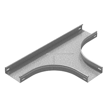 OSTEC Т-отвод плавный универсальный к лотку 600х80 радиус 200 мм, толщ. 1,0 мм, Сендзимир цинк OSTEC Т-отвод плавный универсальный к лотку 600х80 радиус 200 мм, толщ. 1,0 мм, Сендзимир цинк