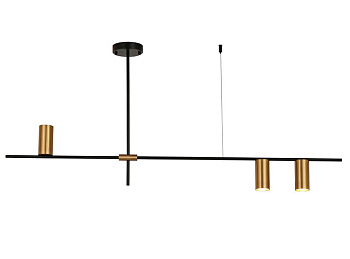 Kink Light 07621-3,20 Люстра Рия черный/бронза w123*6 h55 GU10 3*10W