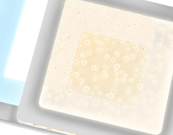 Купить Ambrella Настенный светодиодный светильник FA426 WH белый 3000K+6400K 25W 270*270*60