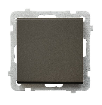 Ospel Sonata Шоколадный металлик Выключатель 1-клавишный, без рамки ŁP-1R/m/40