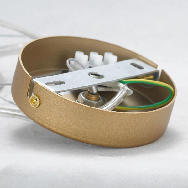 Купить Lussole Salinas Подвес металл матовое золото LSP-8299