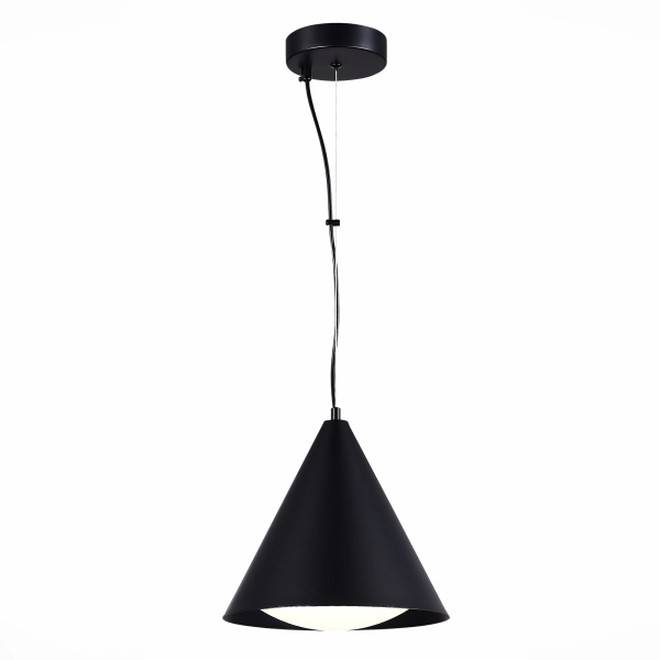 ST LUCE SL6501.403.01 Светильник подвесной Черный/Черный LED 1*7W 3000K ST LUCE SL6501.403.01 Светильник подвесной Черный/Черный LED 1*7W 3000K