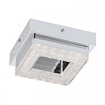 Eglo 95655 Светильник светодиодный настенно-потолочный FRADELO, 1х4W(LED), 120х120, сталь, хром/пластик Eglo 95655 Светильник светодиодный настенно-потолочный FRADELO, 1х4W(LED), 120х120, сталь, хром/пластик