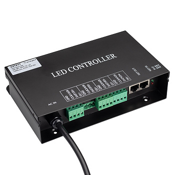Arlight Контроллер HX-SPI-DMX-SL-4P (4096 pix, 220V, TCP/IP, add, ArtNet) (IP20 Металл, 2 года) 027277