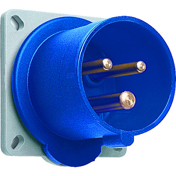 ABB Вилка панельная прямая 16A, 2P+E, IP44 2CMA193338R1000 ABB Вилка панельная прямая 16A, 2P+E, IP44 2CMA193338R1000