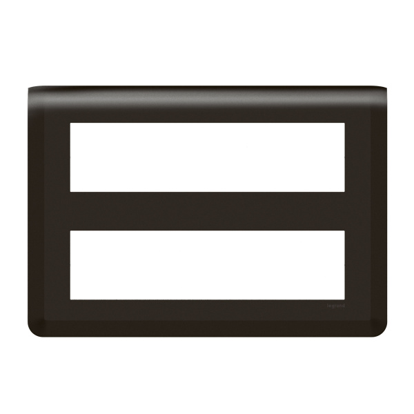 Legrand Mosaiс Рамка - Программа Mosaic - 2х8 модулей - матовая черная 079077L