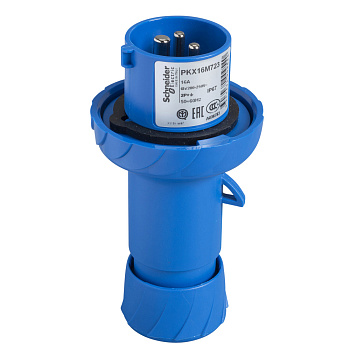 SE PratiKa Вилка кабельная, быстрозажимное соединение, 16А 2P+E IP67 220В PKX16M723 SE PratiKa Вилка кабельная, быстрозажимное соединение, 16А 2P+E IP67 220В PKX16M723