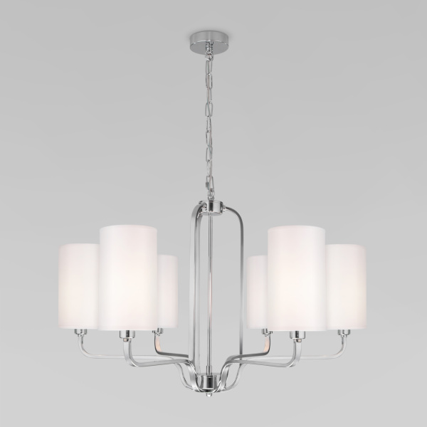 Eurosvet Классическая подвесная люстра 60128/6 хром a056931 Eurosvet Классическая подвесная люстра 60128/6 хром a056931