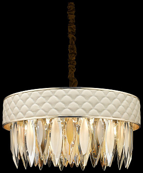 Wertmark WE143.13.303 Люстра подвесная Золото, Бежевый/Прозрачный, Дымчатый, Янтарный E14 13*40W