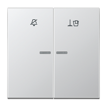 JUNG Клавиша для гостиничных выключателей 505KO5VEUM24 или 505KO5VEUM230, алюминий ALRUKO5M