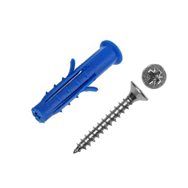 Tech-Krep Саморез ШУц 5,0х60 пот. гол. + дюбель 8х40(20 шт) - пакет 112564