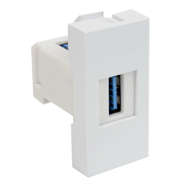 Kopos Розетка USB QUADRO QD 45x22,5 (HB) QD 45X22.5-USB_HB