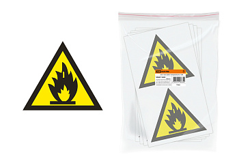 TDM Знак 150х150мм "Пожароопасно" SQ0817-0025