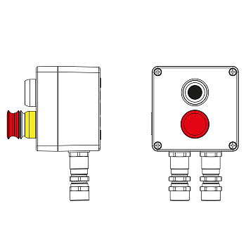 DKC CPE-A-12-(1xP1B(11)-1xP3E(11))-2xKA2MHK(C)1Ex d e IIC Т5 Gb / Ex tb IIIC T95°C Db IP66