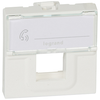 Legrand Mosaic Лицевая панель Keystone для простого коннектора 078604