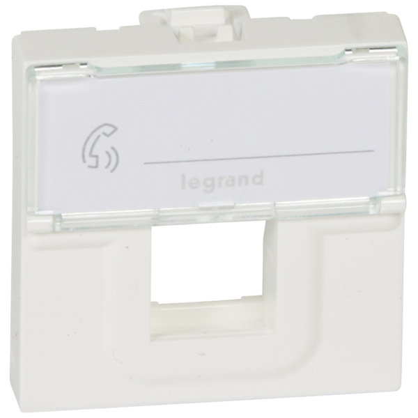 Legrand Mosaic Лицевая панель Keystone для простого коннектора 078604