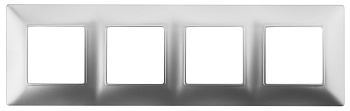 ЭРА 14-5004-03 Elegance Алюминий Рамка 4-ая