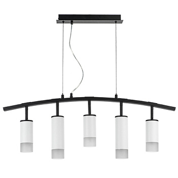 Lightstar LR7353638621 Люстра RULLO 5х50W GU10 ЧЕРНЫЙ/БЕЛЫЙ (571735+214436-3+214486-2+202431-5), шт