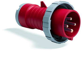 ABB P Вилка кабельная 332P3W, 32А, 3P+E, IP67, 3ч 2CMA166732R1000