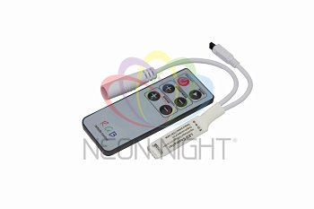 LAMPER LED RGB мини контроллер инфракрасный (IR) 6 кнопок 12-24 V/6 А 143-106-1