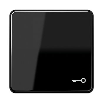 JUNG CD 500/CD plus Черная Клавиша 1-ая с символом КЛЮЧ CD590TSW