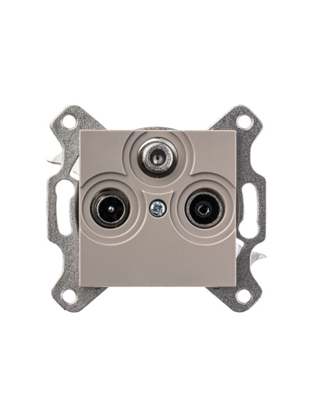 Купить ABB EPJ Levit кофе макиато / белый Розетка TV-R-SAT, кофе макиато 2CHH083303A6018