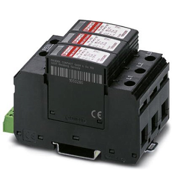 Phoenix Contact VAL-MS 350 VF-RW/3+0-FM/40 Разрядник для защиты от импульсных перенапряжений, тип 2 1050284