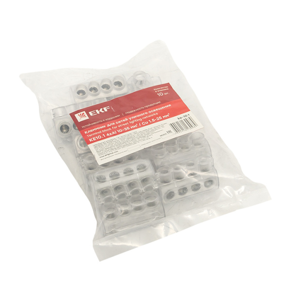 Купить EKF PROxima Клеммник для сетей уличного освещения KE10.1 Al 4x10-35 мм / Cu 1.5-25 мм