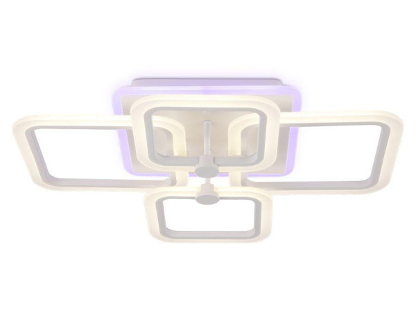 Ambrella Потолочный светодиодный светильник с пультом FA533/2+2 WH белый 105W 770*540*120 (ПДУ РАДИО 2.4)