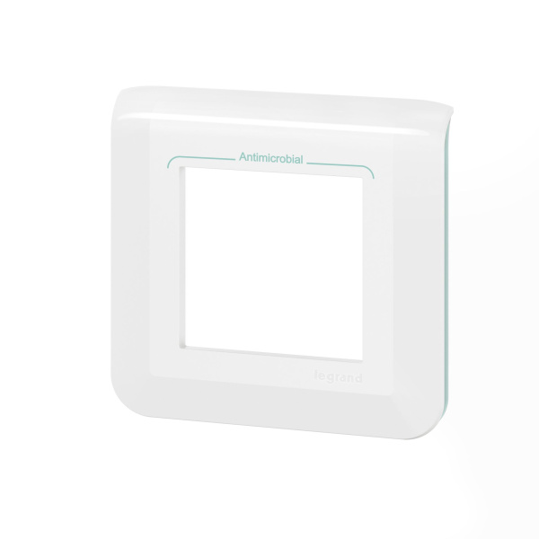 Купить Legrand Mosaiс Рамка - Программа Mosaic - 2 модуля - антимикробная 078722L