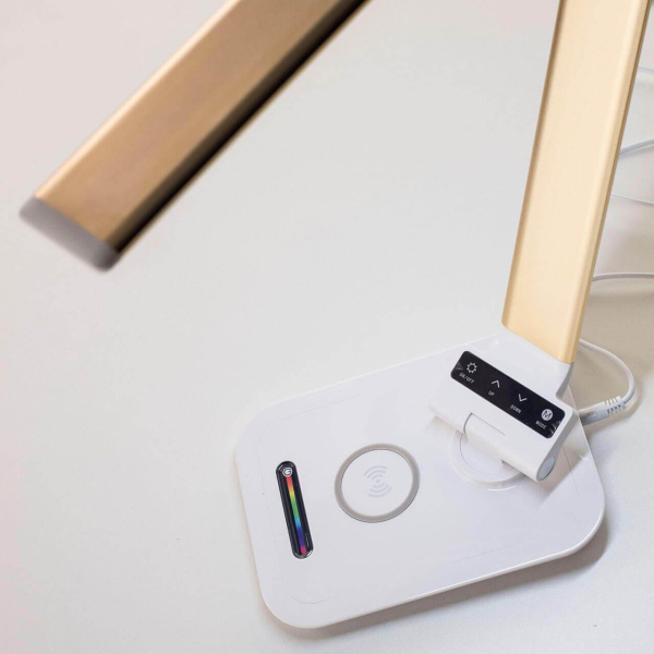 Купить Citilux CL803012 Ньютон Бел-Золотой, RGB+USB+Qi