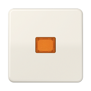 JUNG CD Бежевая Клавиша для 1-ая с/п с оранжевой линзой ударопрочная CD590KOBF