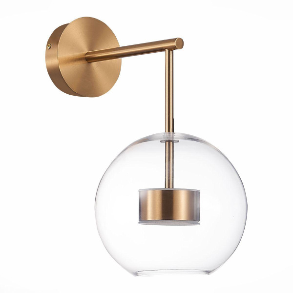 ST Luce SL1133.201.01 Бра Латунь/Прозрачный LED 1*14W 3000K ST Luce SL1133.201.01 Бра Латунь/Прозрачный LED 1*14W 3000K
