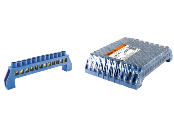 TDM Шина "N" нулевая в изоляторе 6х9мм 12 групп SQ0801-0020