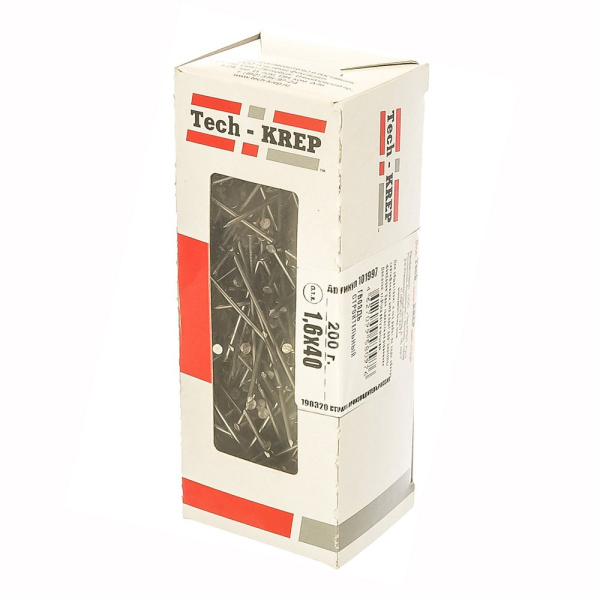 Tech-Krep Гвоздь строительный 1,6х40 (200 г) - коробка с ок 101997