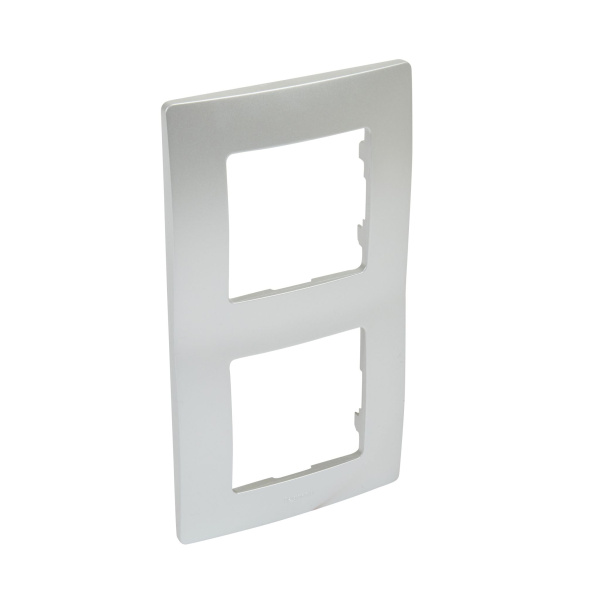 Купить Legrand Etika Алюминий Рамка 2-ая 672552