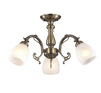 Lumion 3092/3 LN16 057 бронзовый/стекло Люстра потолочная E14 3*40W 220V NINELLA