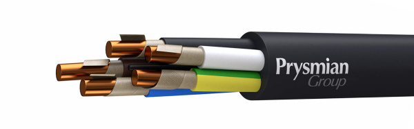 Кабель силовой безгалогенный ППГнг(А) -FRHF 5х1,5 (N,PE) барабан -1 РЭК-Prysmian 1905040106