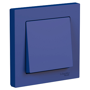 Systeme Electric AtlasDesign Аквамарин Выключатель 1-клавишный,сх.1, 10АХ, в сборе