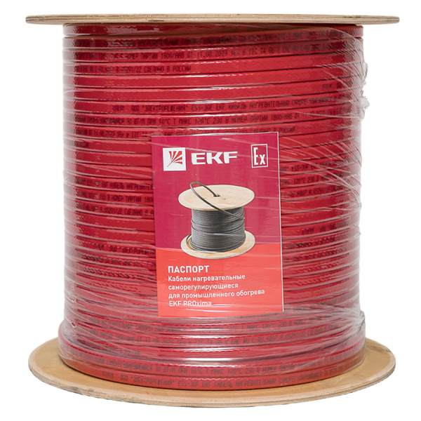 Купить EKF Саморегулирующийся нагревательный кабель ESS-25F (25 Вт/м) 200 м, фторопласт