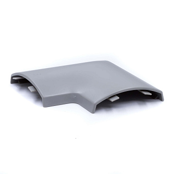 DKC Угол плоский для напольного канала 75х17 мм APSP G, цвет серый