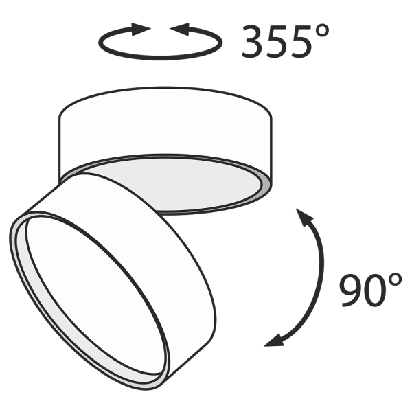Maytoni Ceiling & Wall Потолочный светильник Белый C024CL-L18W4K Купить Maytoni Ceiling & Wall Потолочный светильник Белый C024CL-L18W4K