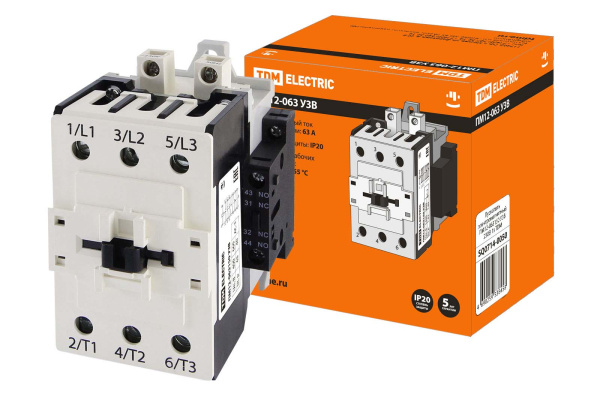 TDM Пускатель электромагнитный ПМ12-063150 У3В 230B 0з+0р SQ0714-0050