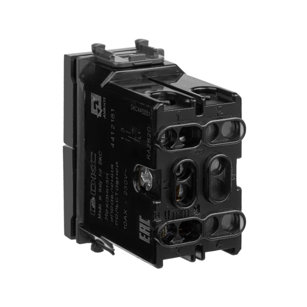 Купить DKC Механизм управления рольставней модульный, "Avanti", "Черный матовый", 1 модуль